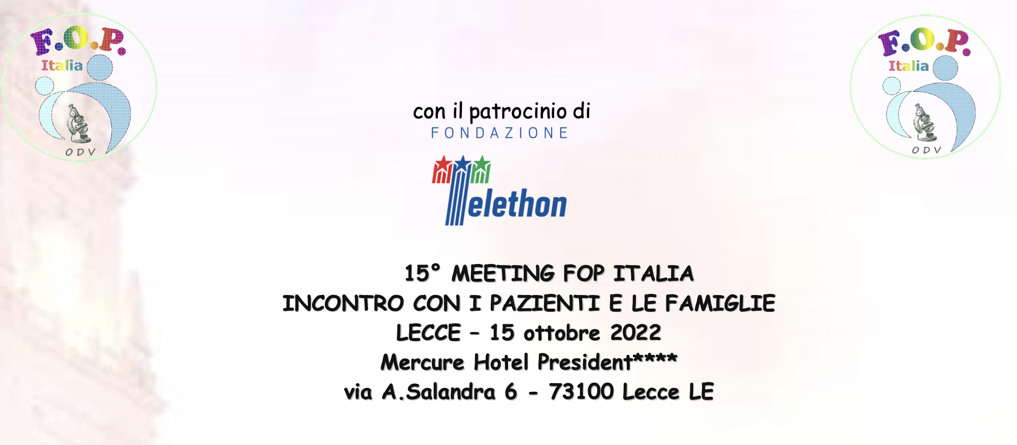 Meeting FOP ITALIA ODV